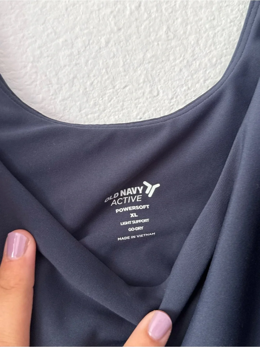 Old Navy Navy Sports Bra and Leggings Set